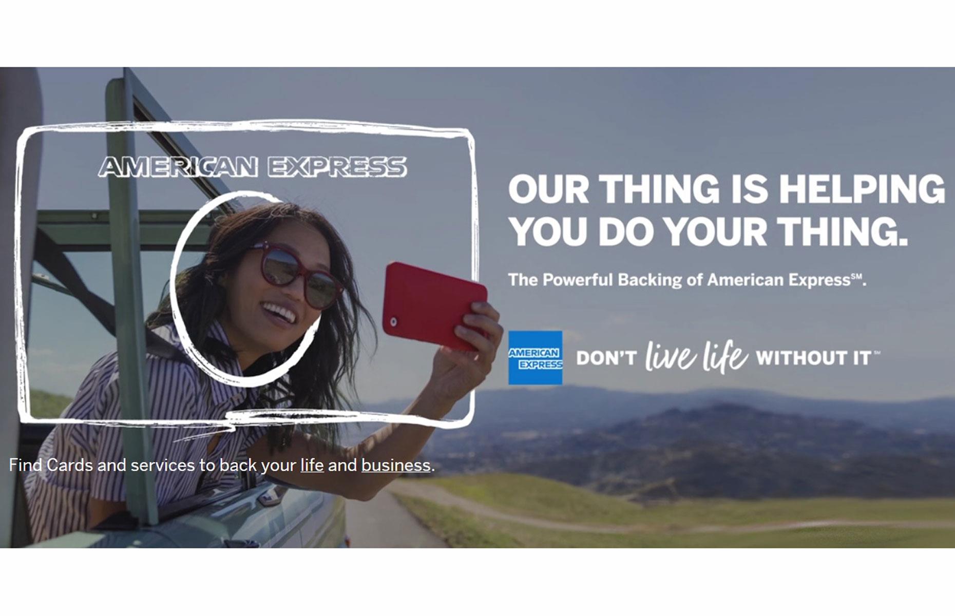 Don't leave home without it – American Express